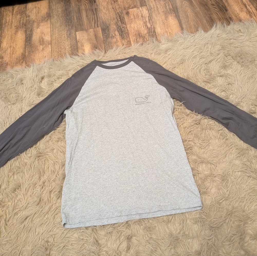 Gray Raglan Sleeve Women's Shirt